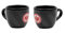 Eintracht Frankfurt Streifen Espresso Tasse (schwarz)