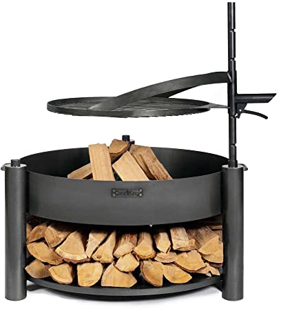 Cook King Multifunktionale Feuerschale Montana X Ø 80cm, Fire Pit Handmade