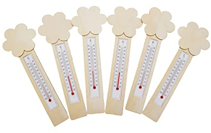 EDUPLAY Thermometer DIY Blumen 6er Set