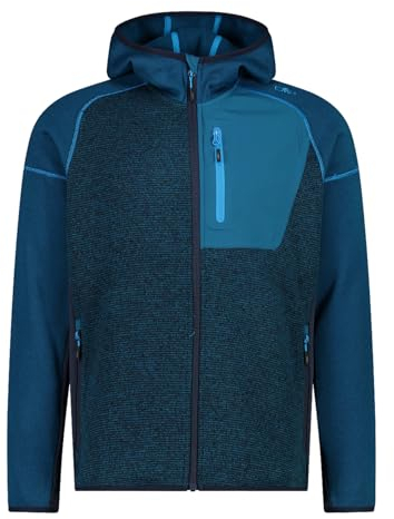 CMP - Herrenjacke mit fester Kapuze, Benzin-B. Blau, 48