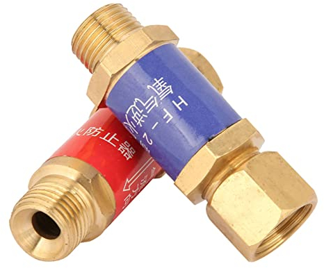 Sauerstoff-Acetylen-Rückschlagventil, Sauerstoff-Acetylen-Propan-Flashback-Arrestor-Set Rückschlagventil Flame Buster M16x1,5 HF-2, Rückschlagventile