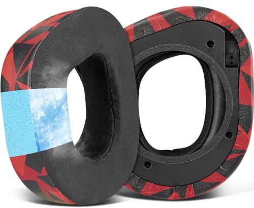 SOULWIT Kühlgel Ersatzpolster Ersatz Ohrpolster für Turtle Beach Stealth 700 Gen 2/700 Gen2 MAX Wireless Gaming Headset, Polster mit EIS-Seide-Stoff, Geräuschisolierung aus Schaum