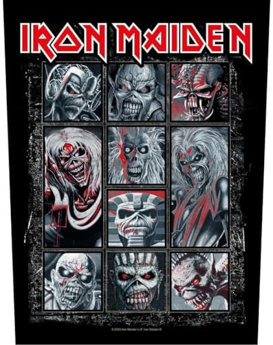 IRON MAIDEN RÜCKENAUFNÄHER BACKPATCH # 30 EDDIE EVOLUTION 36x29cm FLICKEN