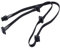 Saddgo Cable de alimentación PCIe de 6 pines macho a 4 SATA para línea modular de la serie RM550x RM650x RM750x RM850x RM1000x