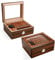 CIGARLOONG Zigarren Humidor aus Zedernholz mit Hygrometer und Luftbefeuchter für bis zu 30-50 Zigarren（L）