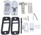 Digital Door Lock 2-8 Digit Code Combination Door Lock Zinc Alloy Security Coded Lock, Convenient for Office and Home Interior, with Screw Package and English Manual