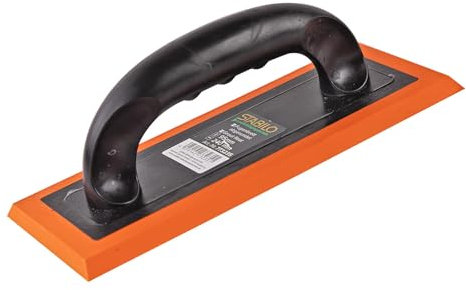 Epoxy-Fugenbrett abgerundet 95 x 240 mm | Verfugbrett, Ausfugbrett, Fliesen Brett mit Gummiauflage zum Verfugen