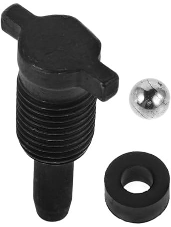 Jack Oil Return Valve Floor Jacks Automotive Hydraulic Jack Seal Kit Electric Jack for Car Bottle Jack Rubber Plugs Jack Valve Release Screw Car Jack Lift Car Jack Kit Black Metal NIYANGLE