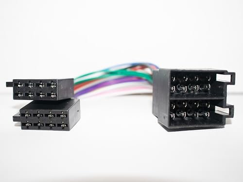 Adaptador ISO de 16 pines Universal para radio coche, adaptador de arnés.