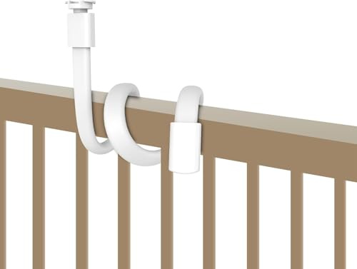 HelloBaby Babyphone Halterung, Flexibler Arm zur Befestigung für HB6550 | HB6560/HB6240/HB65/HB6339/HB6081/HB6250, Bohrfreie Kamera-Halterung, Twistbar & Tragbar