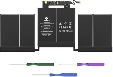 A1989 A2251 Battery, Egoway A1964 Replacement Laptop Battery for MacBook Pro 13 inch A1989 (Mid 2018 year, 2019 year) & A2251 (2020 year), EMC 3214 3358 3348