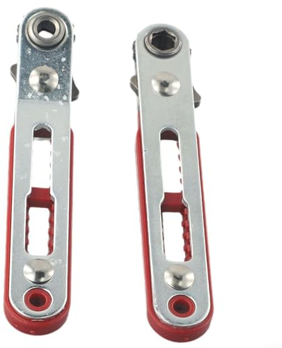 babominimer Lot de 2 mini tournevis à cliquet avec poignée de tournevis décalée à 90 degrés