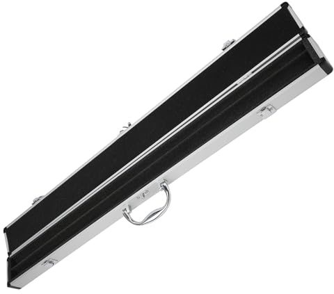 Snooker-Pool-Queue-Koffer, Robuster, Schützender Aufbewahrungshalter für Billard, 80 cm Lang, 2 Queues für Snooker- und Amerikanische Pool-Spieler