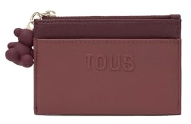 TOUS Audree Saffiano 2002361521 Geldbörse, Bordeaux