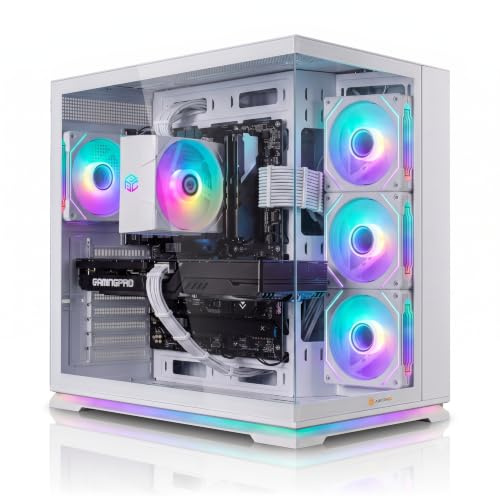 AURUMPC Glacial Gaming PC R7 7800X3D-Radeon RX9070XT 16GB-32GB DDR5-1TB SSD-Win11