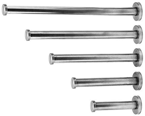 ONPIRA Edelstahl Kleiderstange Wäschestange Garderobenhaken Garderobenständer Haken (Länge: 200mm)