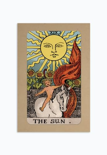 The Sun Tarot-Karten-Poster, 28,9 x 43,2 cm
