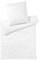 elegante Mako-Satin Bettwäsche Solid weiß Kissenbezug einzeln 40x80 cm