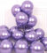AULE Palloncini Viola Metallizzati: 50 Pezzi 30cm Palloncini Elio Viola Scuro per Feste Palloncino in Lattice Purple Decorazioni per Addio al Celibato Halloween Matrimonio Compleanno