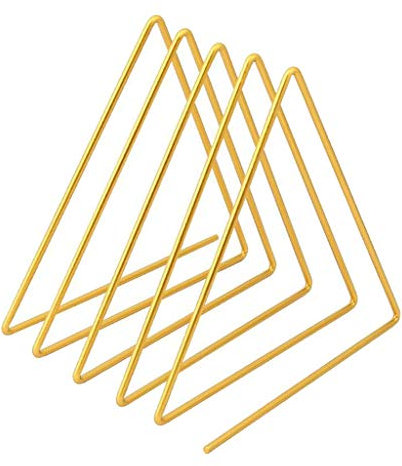 Tubayia Eisen Buchhalter Bücherregal Zeitungsständer Magazinhalter für Zuhause Büro Schreibtisch (Gold)