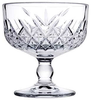 PASABAHCE 488519 Timeless 1 Coppa Dessert, Vetro, Trasparente, 27.5 Cl