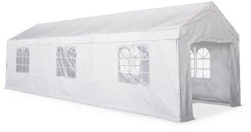 Alice's Garden - Tente de réception - Burdigala 3x9m - Blanc. connecteurs métal. Tente de Jardin idéale pour réception à Utiliser comme pavillon. chapiteau ou tonnelle