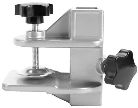 Fdit Pet Grooming Table Arm Clamp H Bar Clamp Holder Hair Dryer Clamp Clip Accessory Aluminium Alloy Fixture Fixation Clip for Dog Cat Puppy Kitty (20 * 20mm)