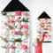 Adventskalender zum Befüllen für Kinder -Der besondere persönliche Weihnachtskalender mit 24 Taschen- Individuell befüllbarer Stoff-Adventskalender zum Aufhängen-Christbaumkugel zum Aufhängen
