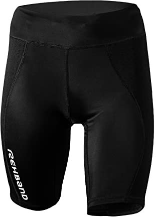 Rehband QD Thermal Zone Hose, Kurze Kompressionshose mit Wärmezonen, Thermal Shorts aus Neopren für Laufen & Leichtathletik, verbessert Regeneration & hoher, Farbe:Schwarz, Größe:XS