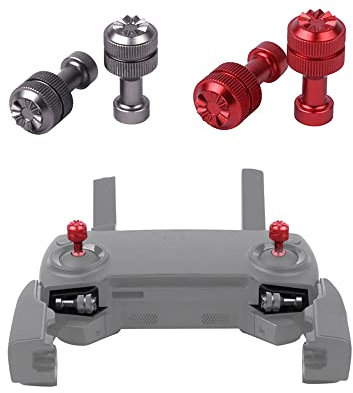ZJRXM Télécommande Télescopique Pouce Joystick pour DJI Mavic Mini/Mini SE/Mavic 2/Mavic Air, Joystick Thump Rocker Accessoires pour DJI Mavic Mini/Mini SE/Mavic 2/Mavic Air Drone (Rouge)