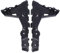 Doo Engy Barra de guía, soporte de parachoques, soporte para parachoques frontal, izquierda y derecha para Astra H Caravan GTC TwinTop