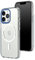 RhinoShield Coque Clear Compatible avec Magsafe pour [iPhone 13 Pro] | Force magnétique supérieure,Haute Transparence et résiste au jaunissement.Personnalisable -Bleu Cobalt Contour objectifs Photo