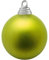 Deco Woerner Limettengrüne, Matte Weihnachtskugeln aus schwer entflammbarem Kunststoff, 6 cm Ø - 24 Stück