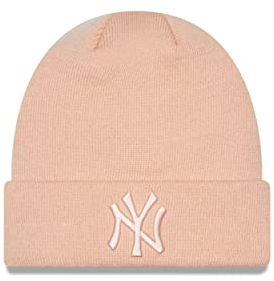 New Era New York Yankees Blush Sky MLB League Essential Cuff Knit Women Beanie - One-Size