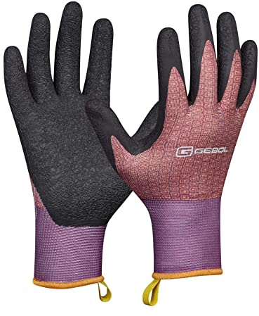 Gebol Tilia | 1 Paar | Größe XS (Gr 6) | Gartenhandschuh mit Touch-Funktion aus Recycling-Material | wasser- und ölabweisende Beschichtung | für Damen | lila