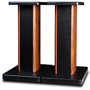 Ddasam Soporte para Altavoz(40cm) Estantería De Suelo Envolvente Altavoz De Madera Profesional Audio Vertical Pies para Altavoces Speaker Stand Madera