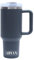 ABYAN H2.0 Tumblers 40 Oz Travel mug with Handle and With Straw New Pattern Double Wall Insulated Stainless Steel Car Cup (gray)