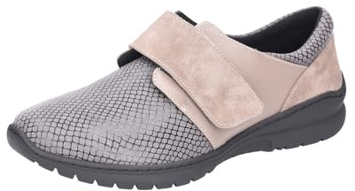VAROMED Seline Klettslipper Taupe grau Gr. 41