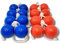 Facynde Leitergolf, Leiter-Golfball, Leitergolf Bälle, 8 Stück, 40 mm, Blau, Rot