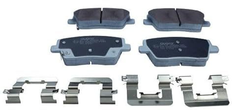 QUARO QP1124 Bremsbelagsatz Bremsbeläge Hinten mit Verschleißwarnkontakt mit Zubehör für HYUNDAI i30 Schrägheck (PDE, PD, PDEN)
