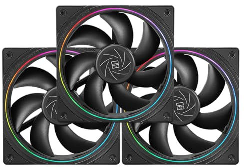 TR TL-S12X3 refroidissement de boîtier de120 mm connecteur PWM à 4 broches Ventilateur d’ordinateur silencieux avec roulement S-FDB inclus,ventilateur de refroidissement jusqu’à 1500 tr/min