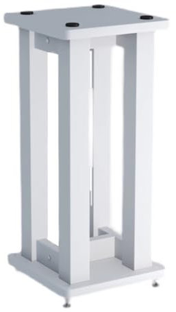 exproyzk Supports d'enceintes universels Bases d'enceintes d'étagère Support d'enceintes au Sol pour TV Home Cinéma Son Surround 3D(Blanc,22 * 25 * 30cm)