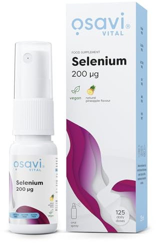 Osavi Selenium Oral Spray, 200mcg (Pineapple) - 25 ml.