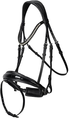 Imperial Riding Trense IRHFria, Black Lack-Chrystal, XF/S