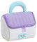 Lovely House - Borsa per trucchi portatile, grande capacità, borsa da toilette per la cura della pelle, borsa da viaggio per donna, Trousse viola