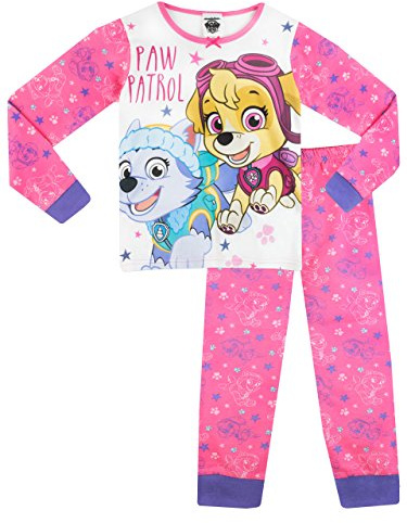 PAW PATROL Mädchen Skye und Everest Schlafanzug