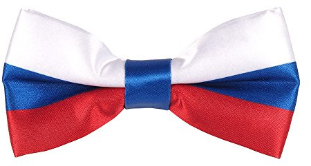 cravateSlim Fliege Russische Flagge - Flagge Russland