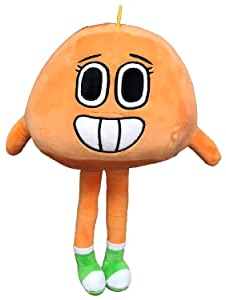 Die Fantastische Welt von Gumball - Plüsch Darwin Persönlichkeit orange 40cm - Gute Qualität -Naranja-