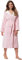 Morgenstern Bademantel für Damen aus Baumwolle mit Kapuze in Rosa Sauna Bademantel wadenlang Haus Mantel Cotton Größe XS Leonie