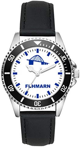 KIESENBERG Fehmarn Geschenk Artikel Idee Fan Uhr L-2693